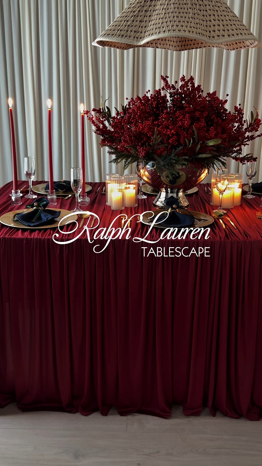 RALPH LAUREN INSPIRED TABLESCAPE 
