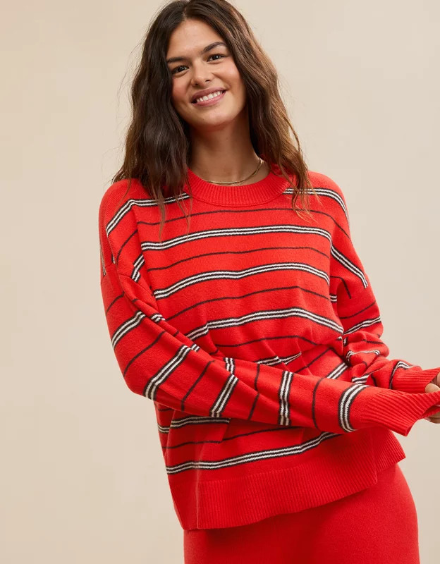 Aerie Sunday Soft® Plush Crew Sweater | Aerie