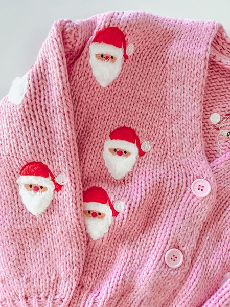 Girls pink Santa sweater 

#LTKkids #LTKSeasonal #LTKHoliday