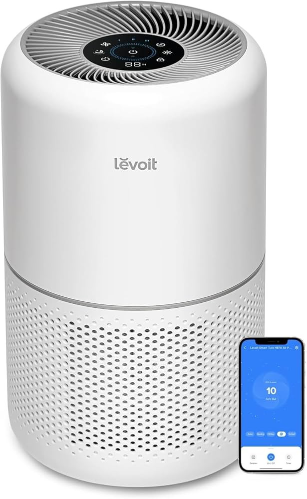 LEVOIT Air Purifiers for Home Bedroom, HEPA Sleep Mode, AHAM VERIFIDE, Smart WiFi for Home Large ... | Amazon (US)