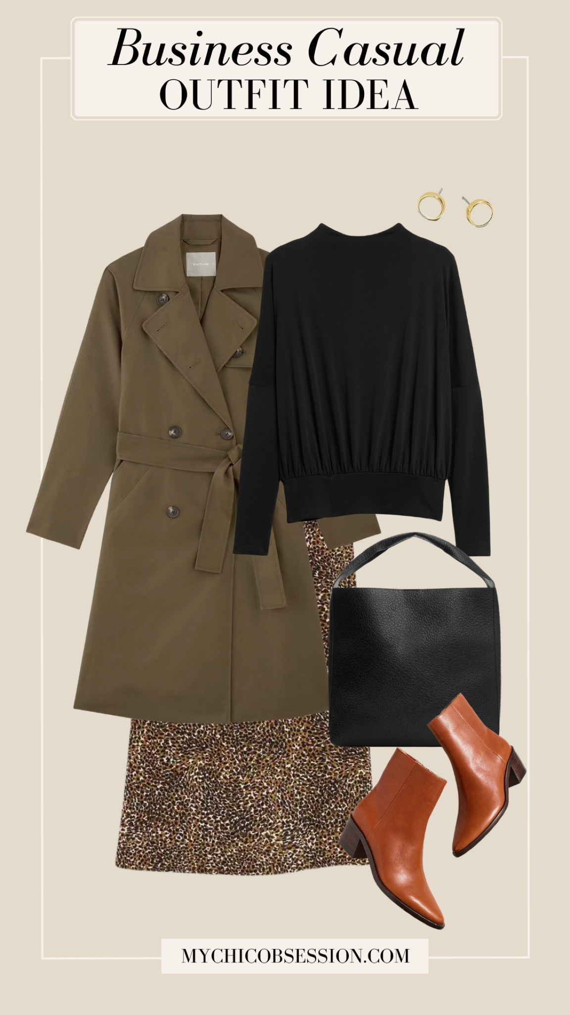 A classic trench coat is a timeless choice for fall and never fails to give you that Aubrey Hepburn look. Select one in a neutral color and pair it with an A-line skirt in a warm, autumnal print (remember, keep prints on the smaller side) or solid shade. 

#LTKworkwear #LTKSeasonal #LTKstyletip