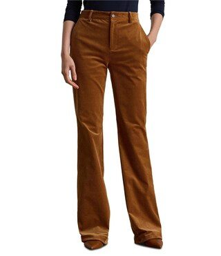 Lauren Ralph Lauren Corduroy High Rise Flare Leg Pants | Dillard's | Dillard's