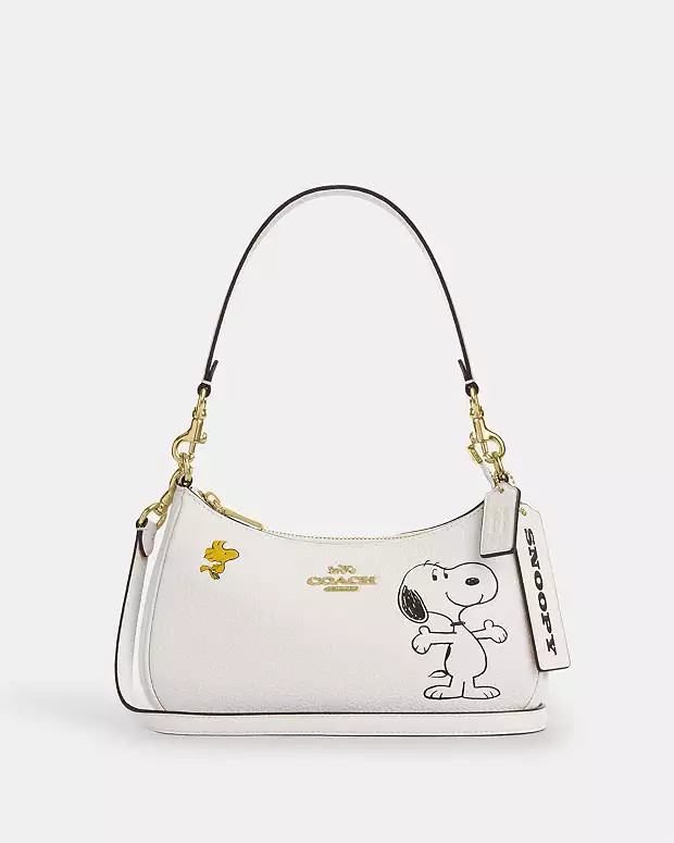 Coach X Peanuts Teri Shoulder Bag With Snoopy | Coach Outlet US