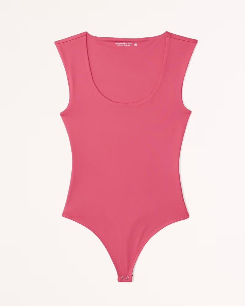 Women's Sleek Seamless Fabric Cap Sleeve Bodysuit | Women's Tops | Abercrombie.com | Abercrombie & Fitch (US)