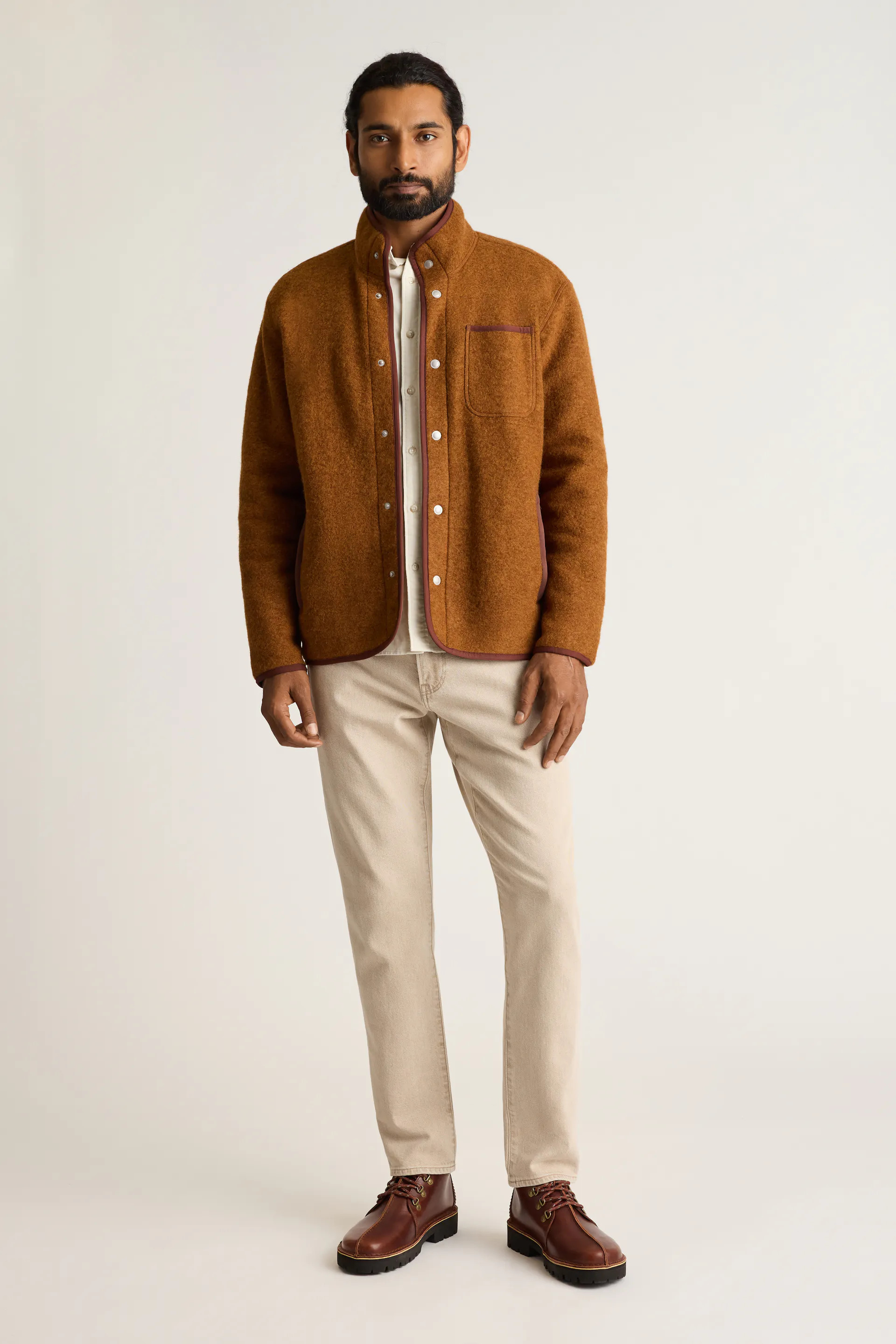 Italian Wool Fleece Jacket | Bonobos (US)