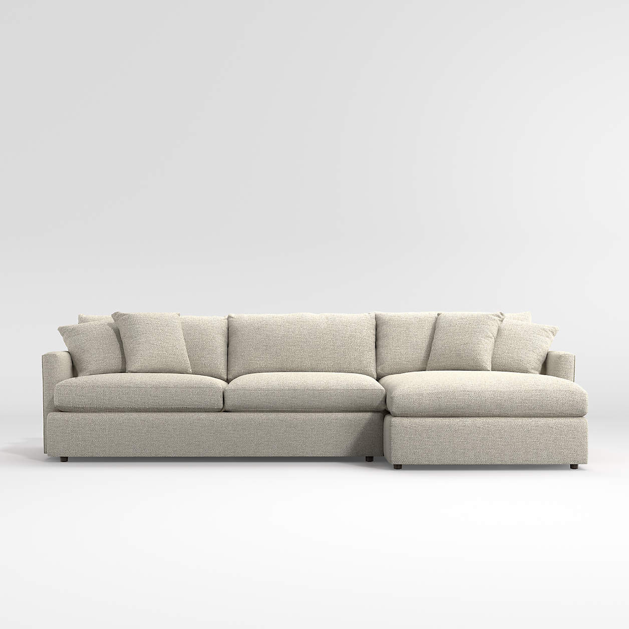 Lounge Deep Sectional Sofa + Reviews | Crate & Barrel | Crate & Barrel