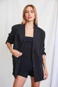 Peak Lapel Single-Breasted Blazer | Forever 21 | Forever 21 (US)