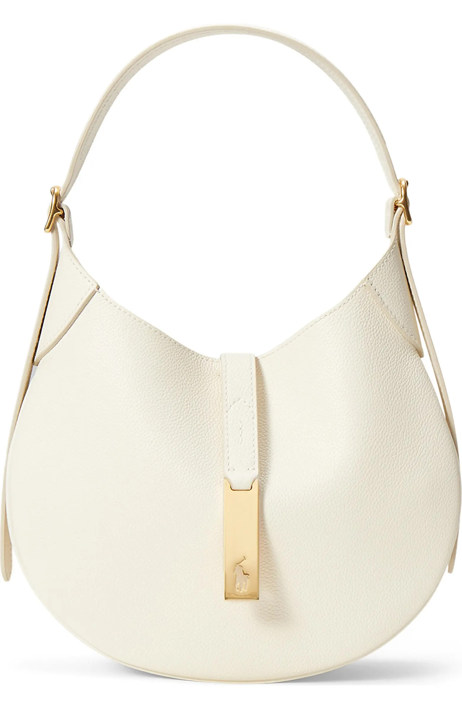 Small Polo ID Grain Leather Shoulder Bag | Nordstrom