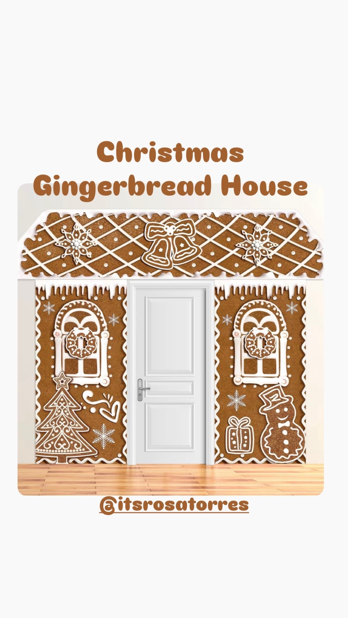 Christmas Decor 3 Pcs Christmas Gingerbread House Decorations Gingerbread Door Covers Backdrop Christmas Door Banners for Xmas Holiday Party Photography Photo Background Decor(Snowflakes Style)

#LTKHoliday #LTKCyberWeek #LTKHome