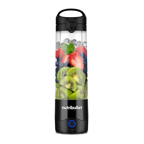 nutribullet Portable Blender, Cordless, 20oz Vessel, Personal Blender, USB-C Rechargeable, Black, NBPB50100K | Amazon (US)