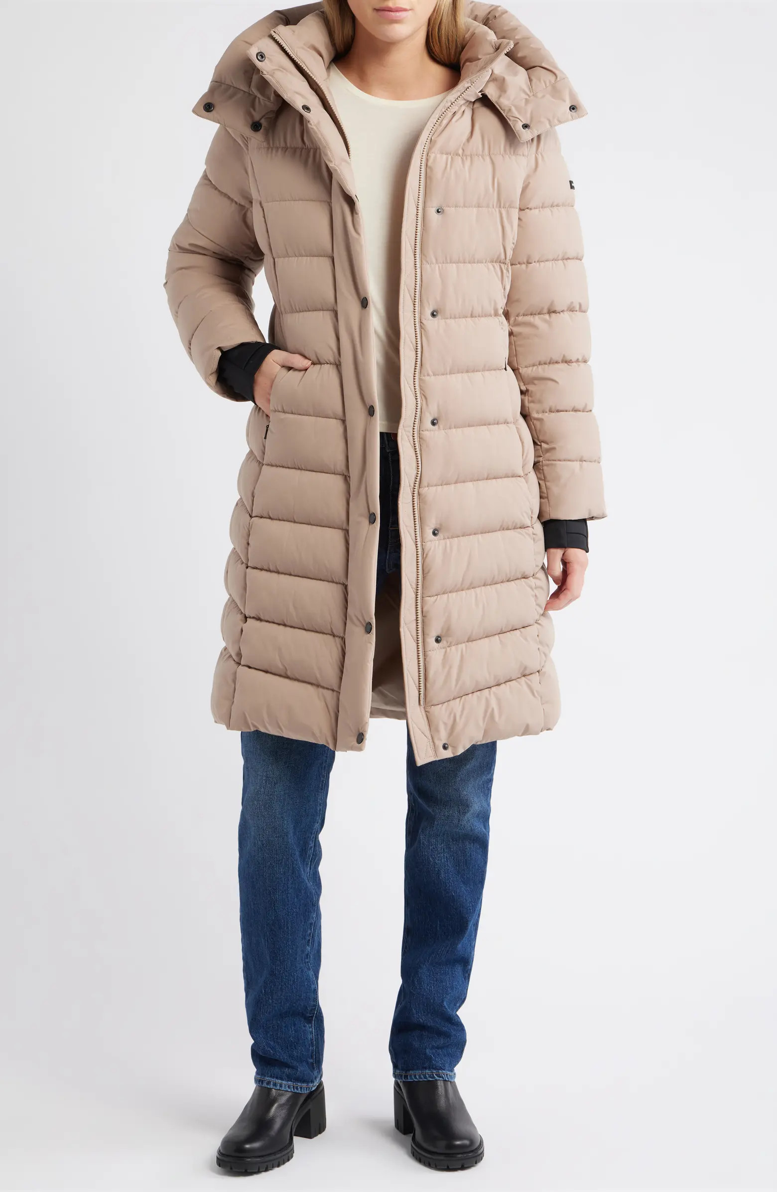 Water Resistant Hooded Puffer Jacket | Nordstrom