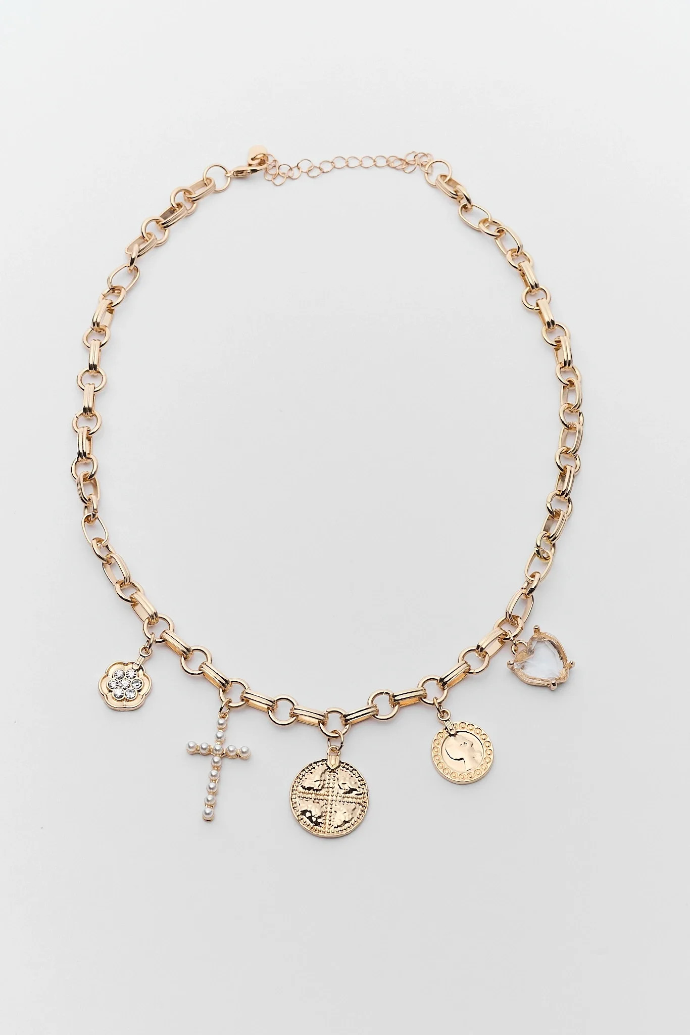 Arielle Gold Charm Necklace | Avara