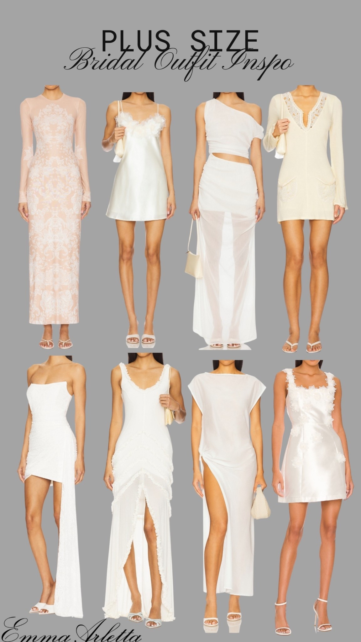 PLUS SIZE BRIDAL INSPO 🕊️

Bride, plus size bride, bachelorette outfit, bridal outfit, white dress, wedding 

#LTKStyleTip #LTKWedding #LTKPlusSize