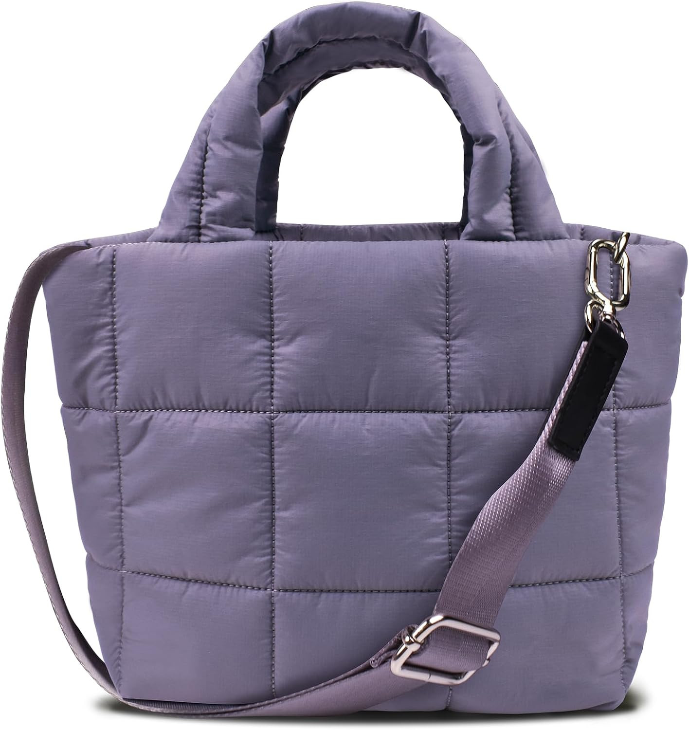 Quilted Tote Bag for Women 5L Quilted Crossbody Bag Puffer Bag with Adjustable Straps Lightweight... | Amazon (US)