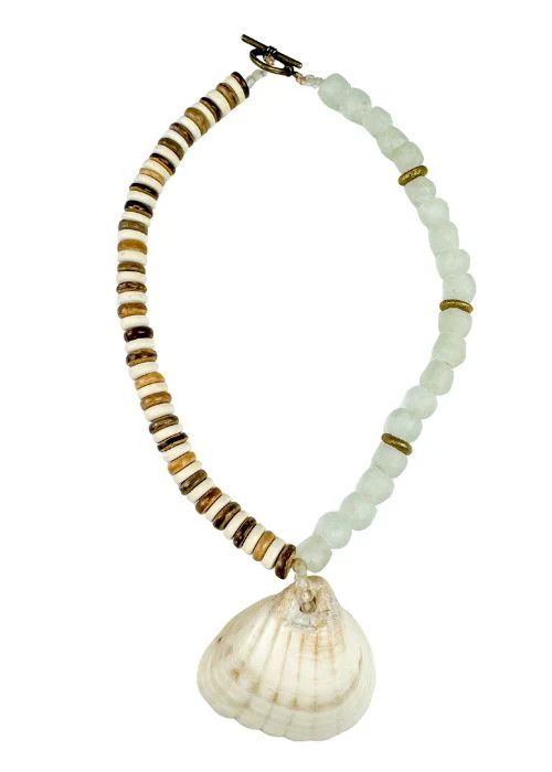 Classic Shell Necklace | Mist + Camel | Twine & Twig