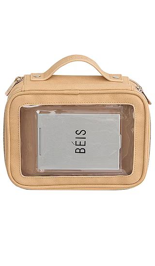 On the Go Essentials Case in Beige | Revolve Clothing (Global)
