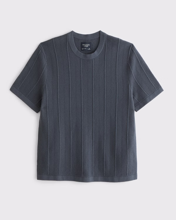 Stitched Sweater Tee | Abercrombie & Fitch (US)