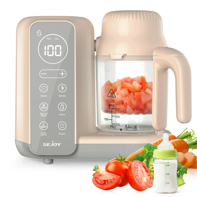 Sejoy Multi-Function Baby Food Maker, Bottle Warmer, Food Processor, Auto Puree Blender, Grinder,... | Walmart (US)