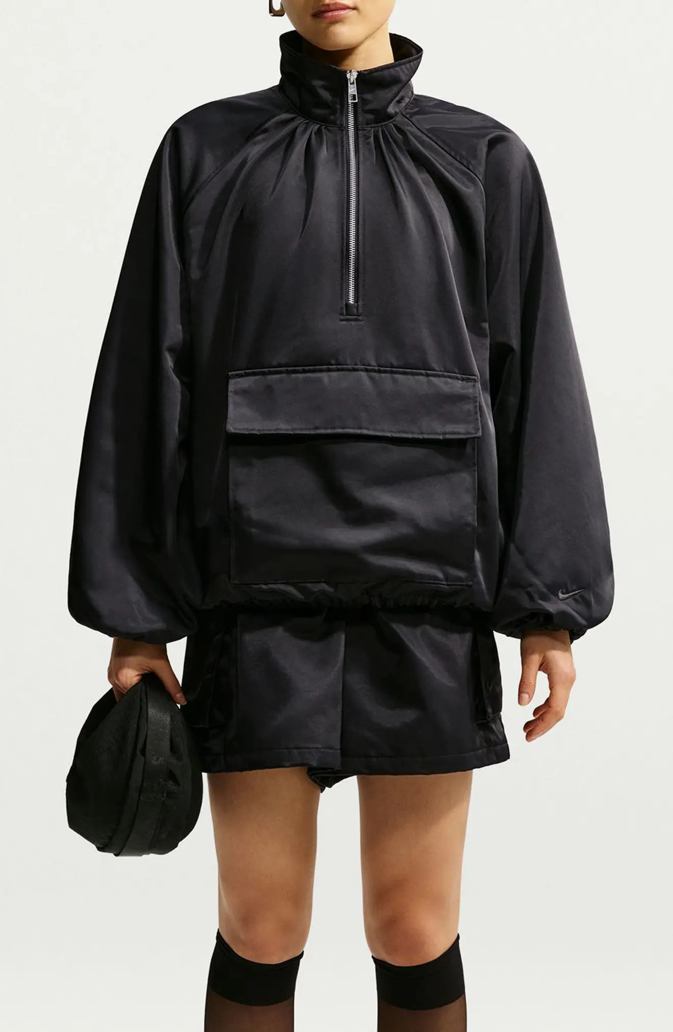 Nike Satin Anorak (Women) | Nordstrom | Nordstrom