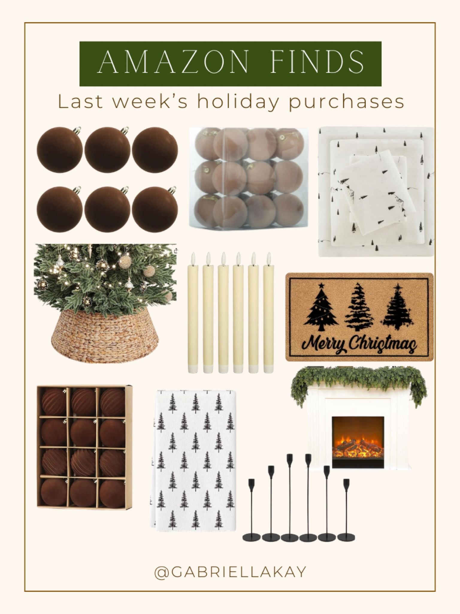 Last week’s Amazon finds - ornaments, garland & lots of decor! 

#LTKHome #LTKHoliday #LTKSeasonal