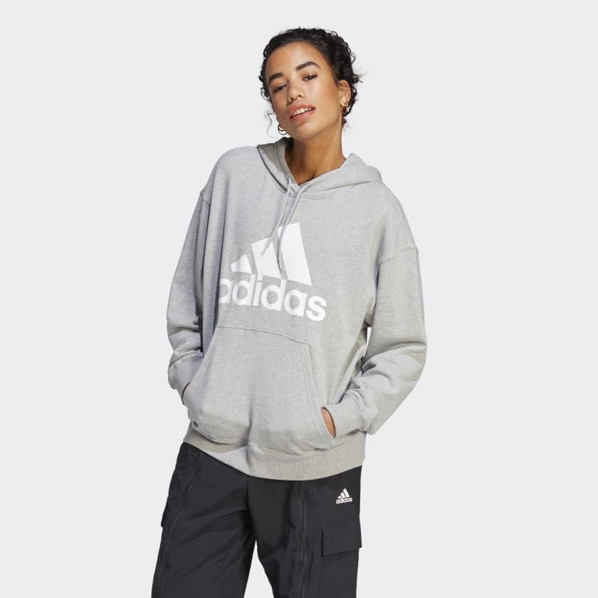 Essentials Big Logo Oversized French Terry Hoodie | adidas (US)