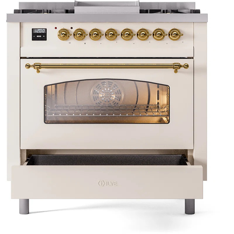 ILVE Nostalgie II 36 Dual Fuel Range | Wayfair North America