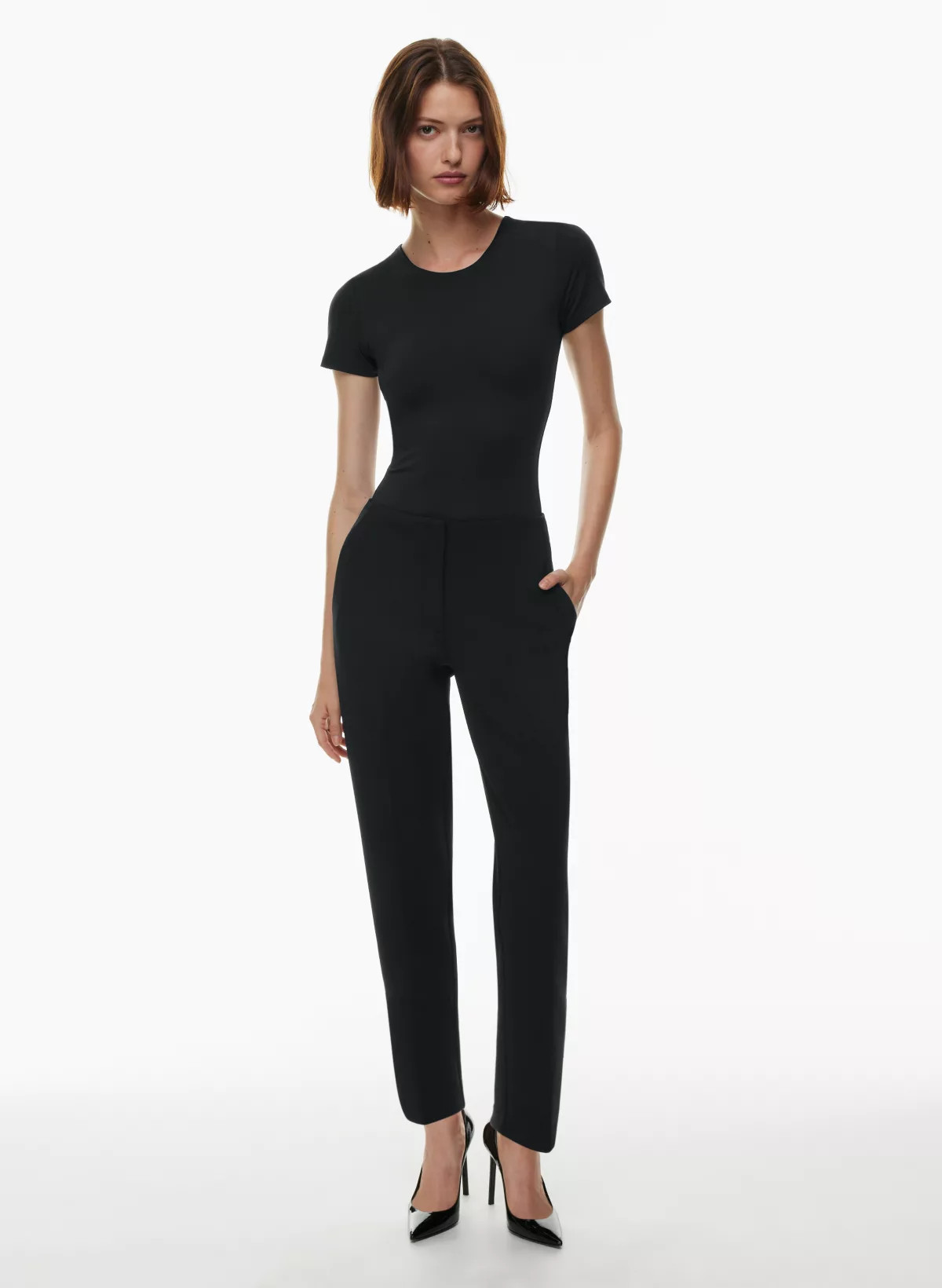 CONTOUR CREW SHORTSLEEVE BODYSUIT | Aritzia