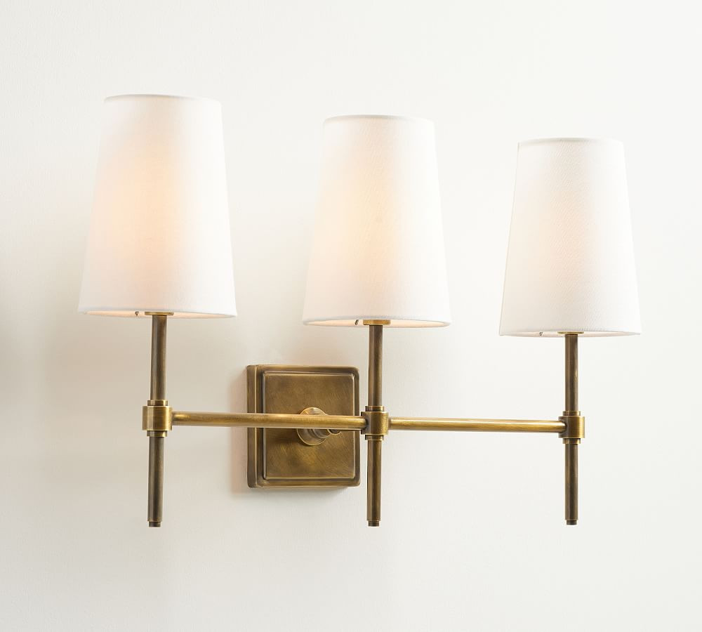 Pearson Triple Shade Sconce | Pottery Barn (US)