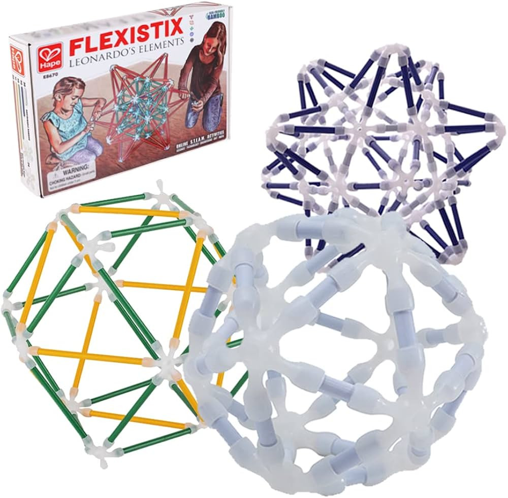 Hape Flexistix Leonardo’s Elements Construction Toy, STEM Toys, Building Toy Set, Educational T... | Amazon (US)