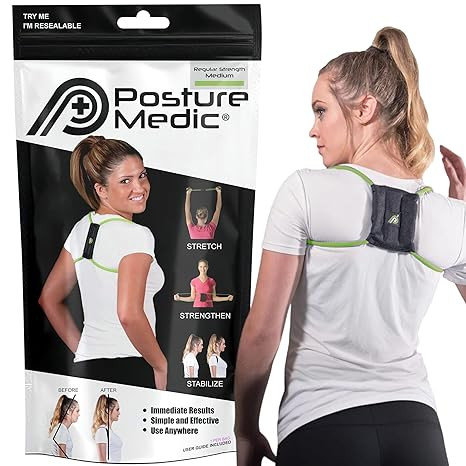PRIMEKINETIX PostureMedic Posture Corrector for Men & Women - Back Brace for Hunchback Kyphosis T... | Amazon (US)