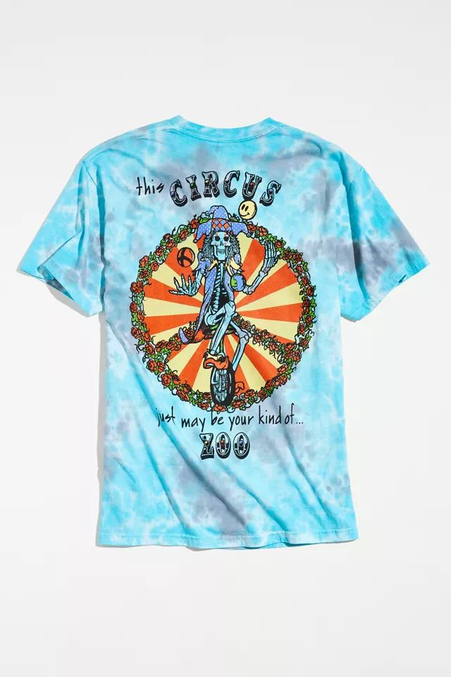Ripple Junction Heritage Circus Zoo Tie-Dye Tee | Urban Outfitters (US and RoW)