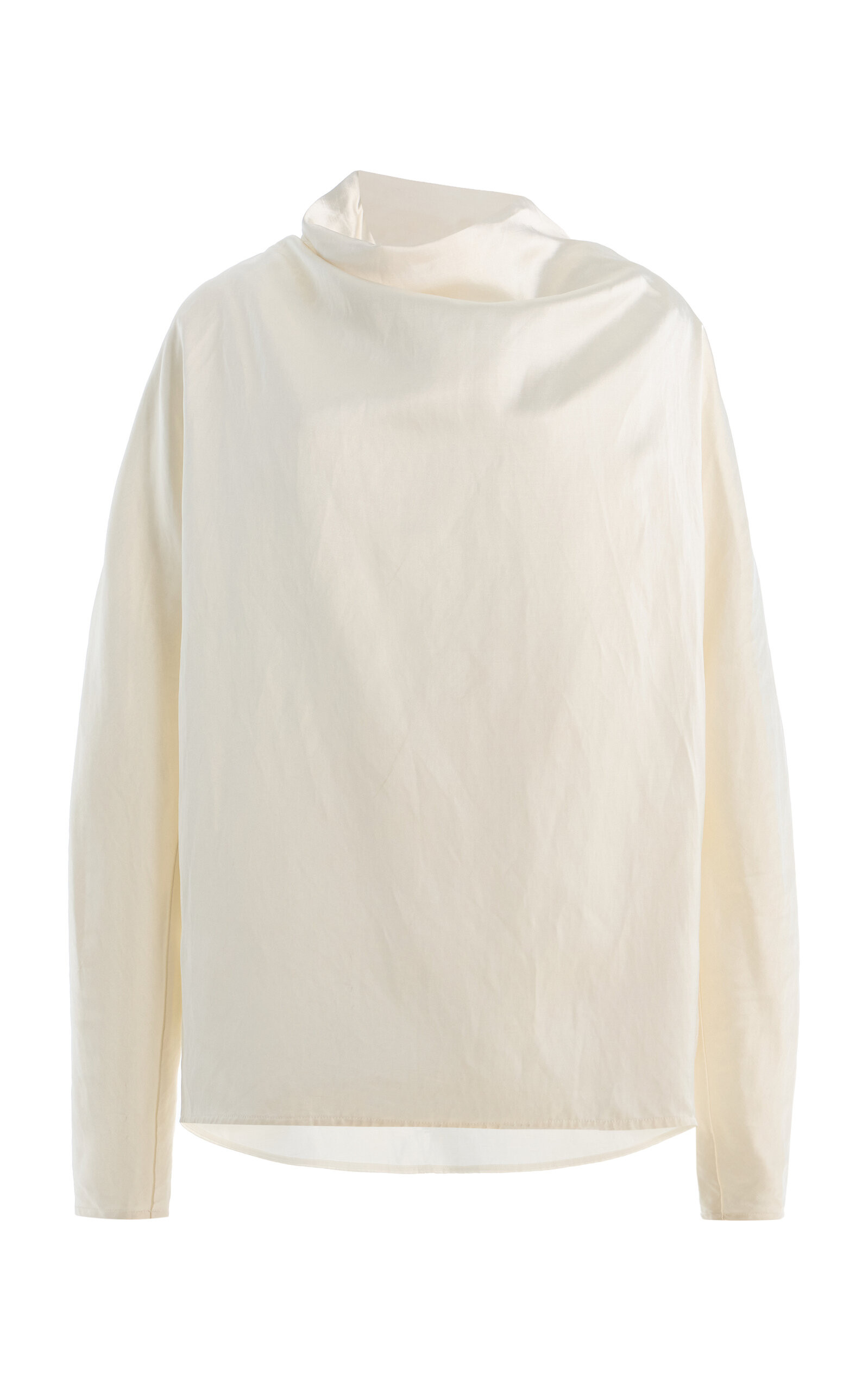 Draped Satin Top | Moda Operandi (Global)