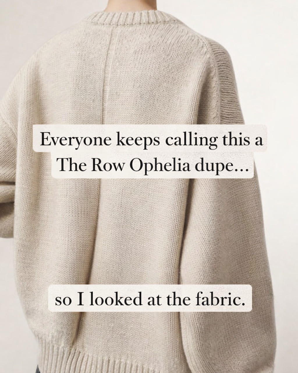 This Amazon sweater is one of the strongest The Row Ophelia-inspired knits I’ve found — a thick wool-blend with that clean, structured, quietly expensive drape #LookForLess

#LTKstorytime #LTKSeasonal #LTKFindsUnder100