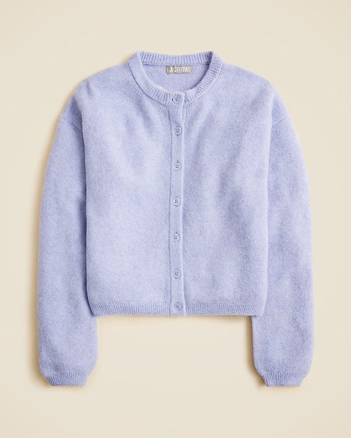 Supersoft bubble-hem cardigan | J. Crew US