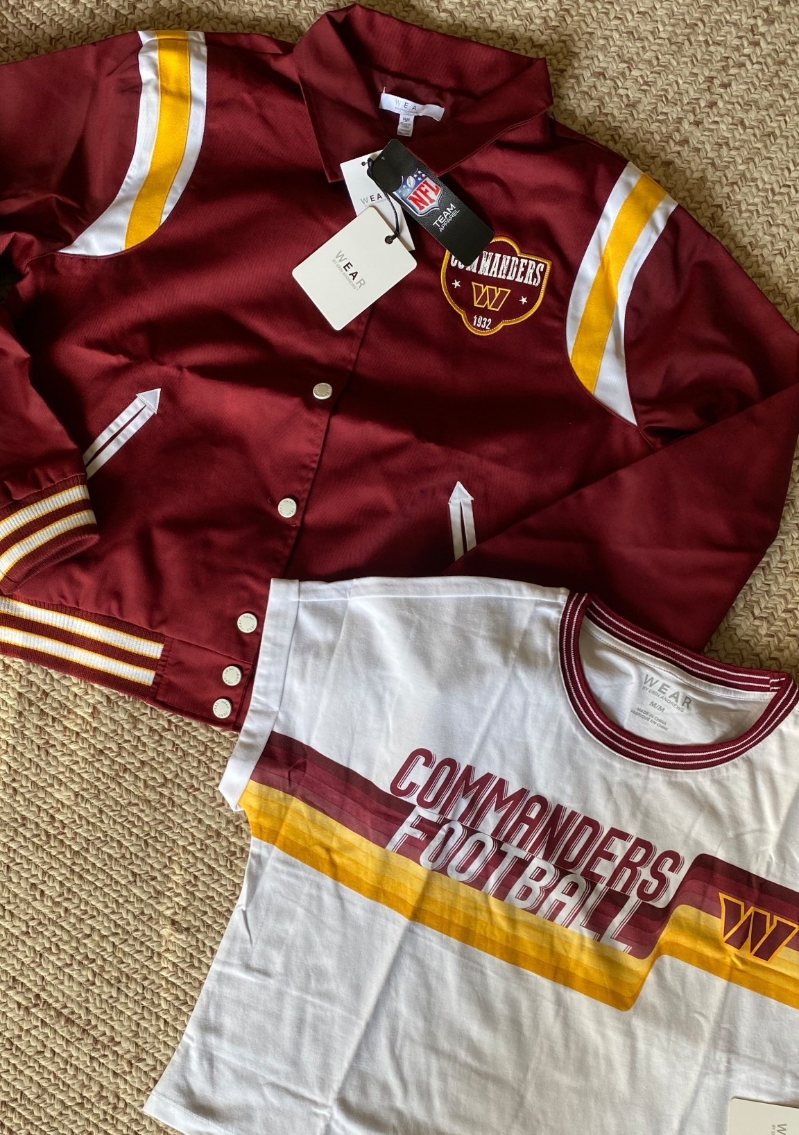 New additions to my commanders collection! So excited to wear these for game day outfits this football season! They have other teams as well! 

#LTKSeasonal #LTKActive #LTKFindsUnder100