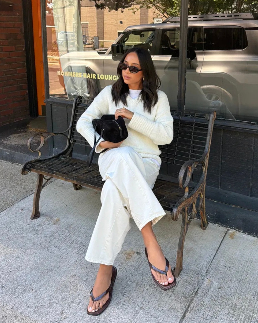 Casual spring outfit! Size S in cotton sweater, S in oversized tee, 28 in jeans (sized up for a more relaxed fit)


lunch outfit, errands outfit, mom outfit, postpartum outfit, white pants, white jeans, casual outfit, weekend outfit, monochromatic outfit 

#LTKSeasonal #LTKmomlife