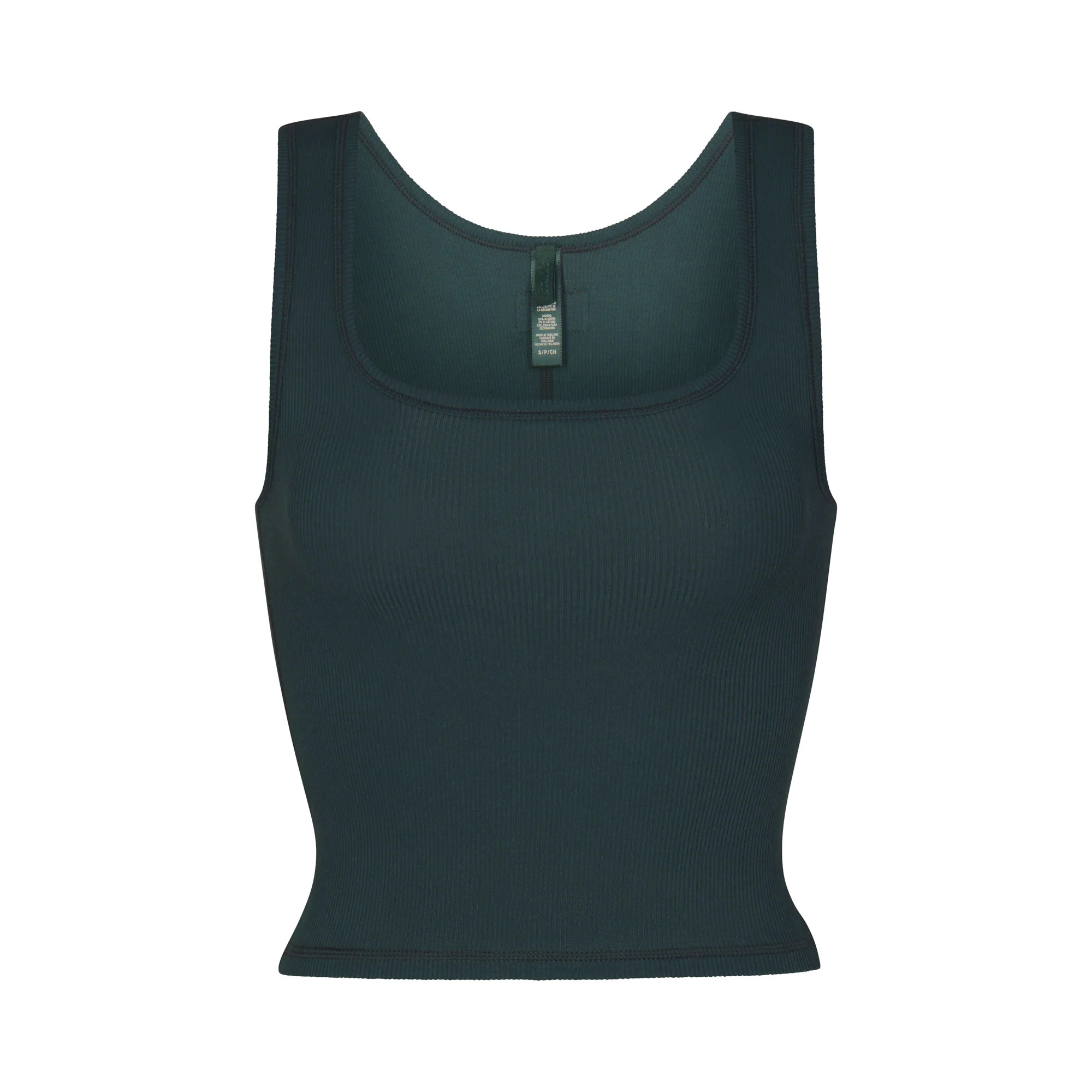 COTTON RIB TANK | SPRUCE MULTI | SKIMS (US)