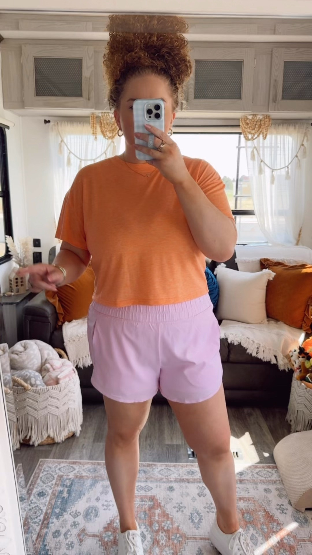 This is such a fun, bright set that instantly feels like warmer weather ☀️ orange crop top | pink athletic shorts | amazon outfit find | sporty summer outfit | colorful activewear set | high waisted shorts outfit | casual athleisure look | everyday comfy outfit | running errands outfit | summer active outfit inspo | white sneakers outfit | easy grab and go style ✨

#LTKootd #LTKgrwm #LTKdayinmylife