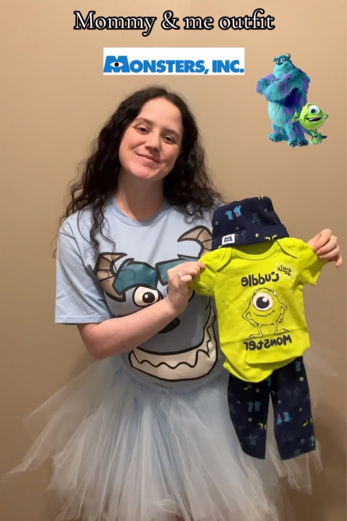 Mommy and me outfit Disney Pixar Monster Inc 💚🩵

#LTKbaby #LTKkids #LTKfamily