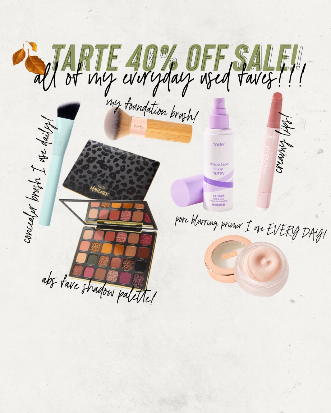 USE CODE CYBER at checkout! Tarte makeup early cyber Monday  sale! 

#LTKbeauty #LTKHolidaySale #LTKsalealert