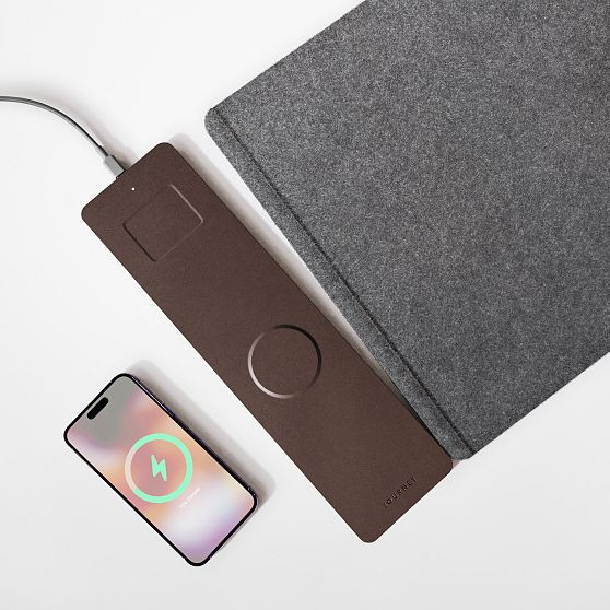 Journey Wireless Charging Desk Mat | Mark and Graham