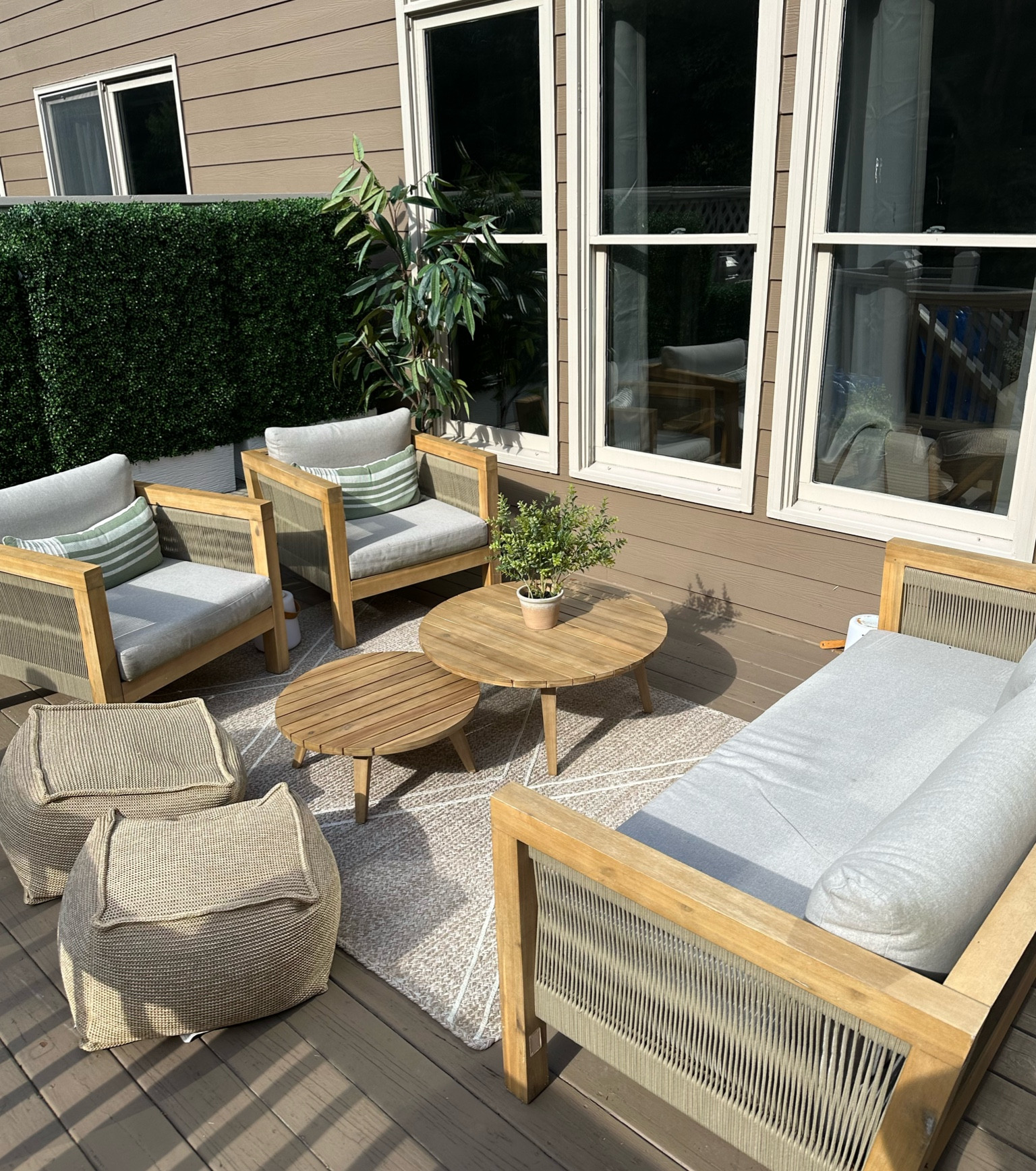 My outdoor patio is coming together! Love a good teakwood! 

#LTKsalealert #LTKFind #LTKhome