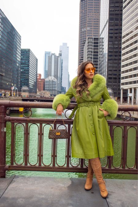 Green coat outfit for full for winter. 

#LTKSeasonal #LTKstyletip #LTKHoliday