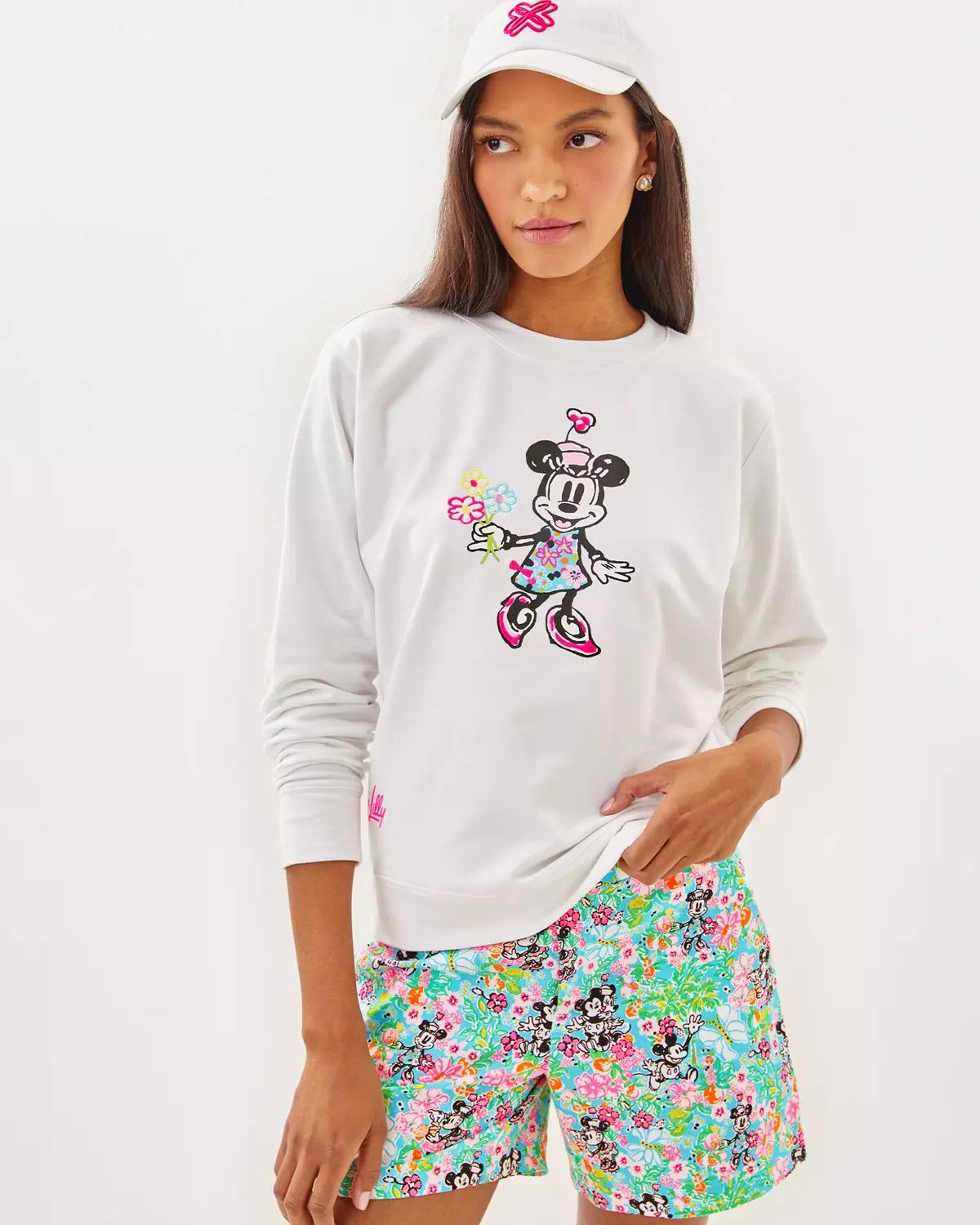 Lilly Hearts Disney 5" Callahan Mid Rise Short | Lilly Pulitzer