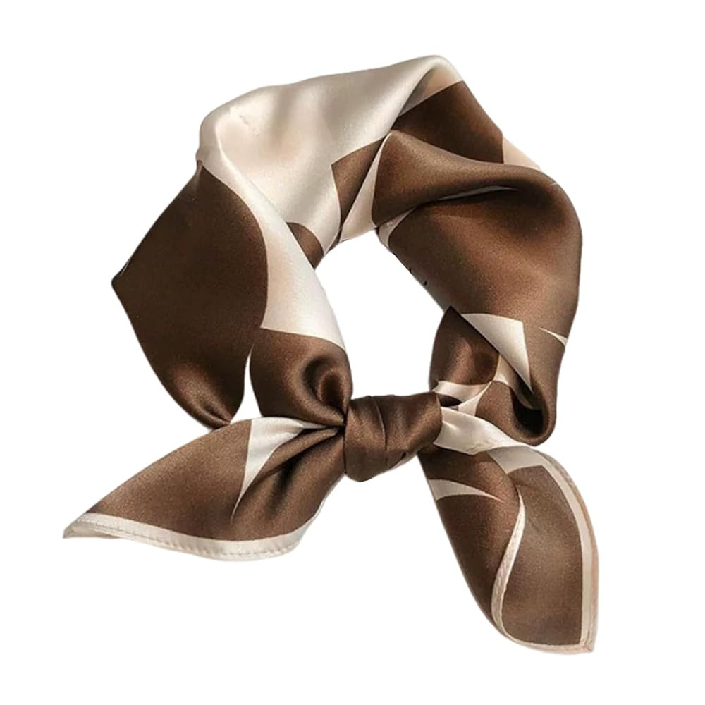 Aufeel Women's 100% Pure Mulberry Silk Small Square Scarf - Neckerchief Women - Silk Headscarf - ... | Amazon (US)