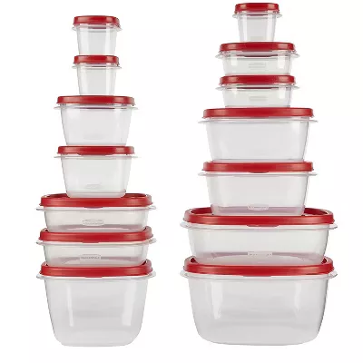 Rubbermaid 28pc Plastic Food Storage Container Set : Target