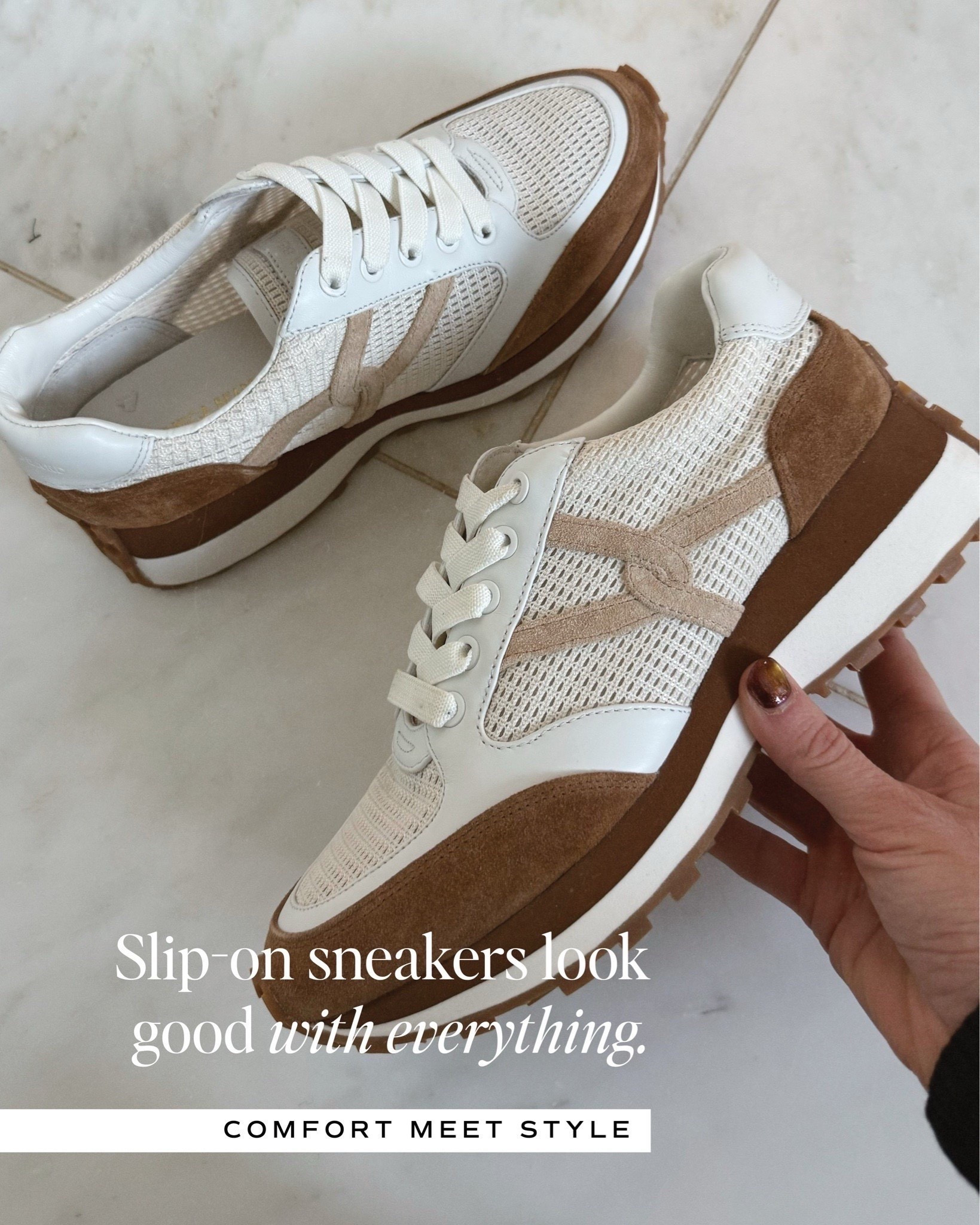 The everyday sneaker worth the splurge! Fit tts 