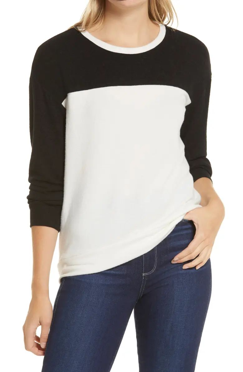 Colorblock Cozy Pullover | Nordstrom