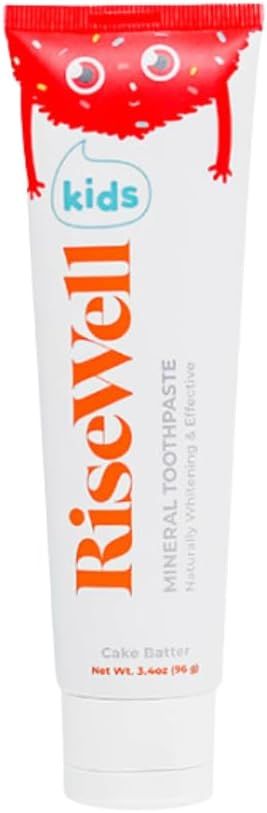RiseWell Natural Kids Hydroxyapatite Toothpaste - Fluoride-Free, SLS-Free, Whitening, Remineraliz... | Amazon (US)