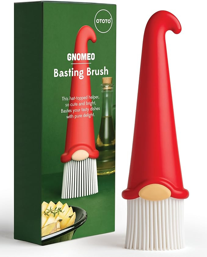 OTOTO Gnomeo Pastry Brush - Silicone Basting Brush for Cooking, Spread Oil Butter Sauce for BBQ G... | Amazon (US)